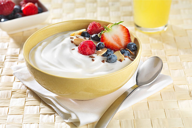 Yogurt Sweetened With Stevia